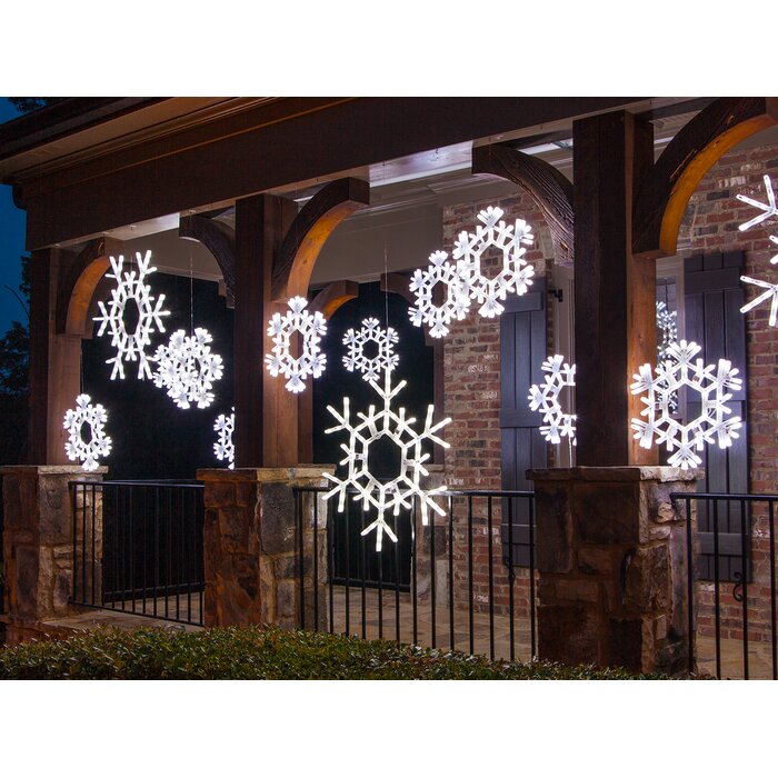 Kringle Traditions Twinkle LED Folding Snowflake & Reviews | Wayfair