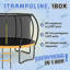 Filet de sécurité intérieur pour trampoline 12Ft-116003084