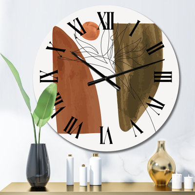 Horloge murale surdimensionnée