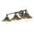Rustic Dark Grey/Brass Gold