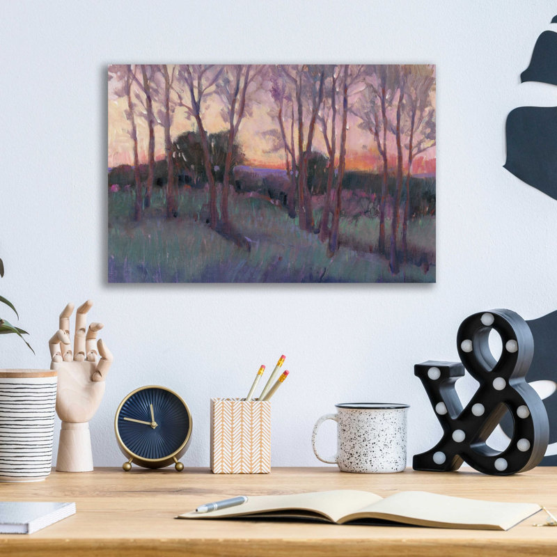 «Morning Light II» par Tim O'Toole, art mural en verre acrylique, H 12 po x l 16 po x P 0,13 po