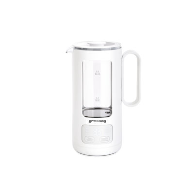 0,5 L Wasserkocher aus Glas und Edelstahl