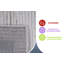 Tapis bordé 5 × 7 Marfi Collection-528246765
