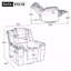 Fauteuil pivotant à 360 ° et avec fonction berçante-691947983