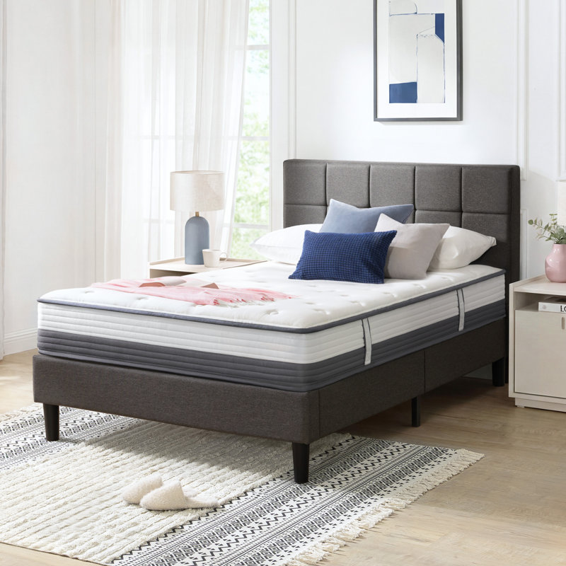 9" Plush Hybrid Mattress - Sleep by Wayfair™, Full, 9"
