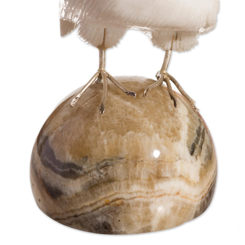 Sculpture onyx Radium Bird