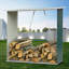 157cm W x 71cm D Metal Log Store-253201992