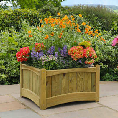 Shreveport Wood Planter Box