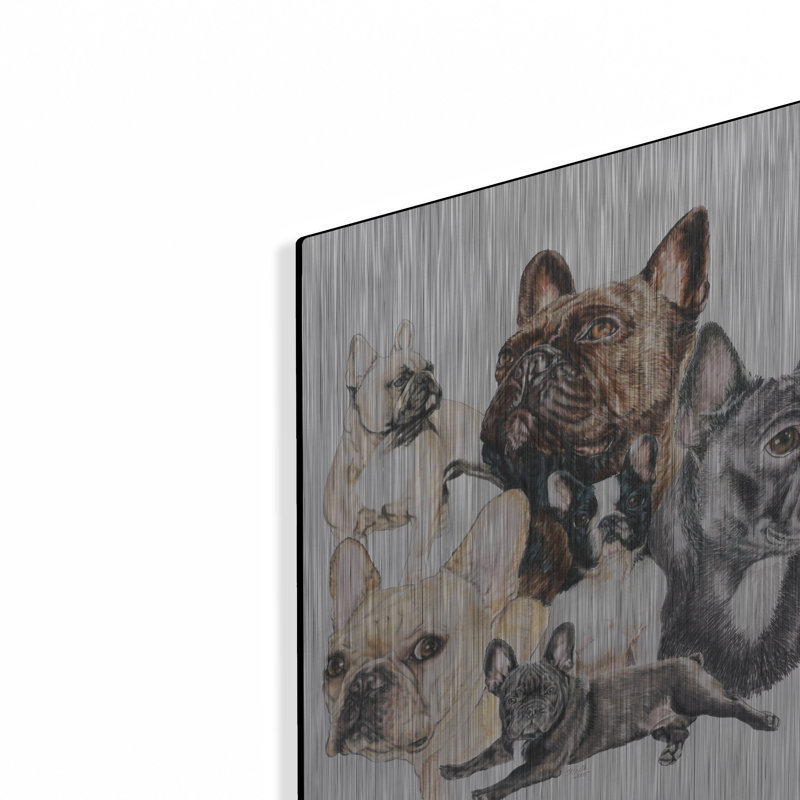 «French Bulldog 2» par Barbara Keith, H 16 po x l 12 po