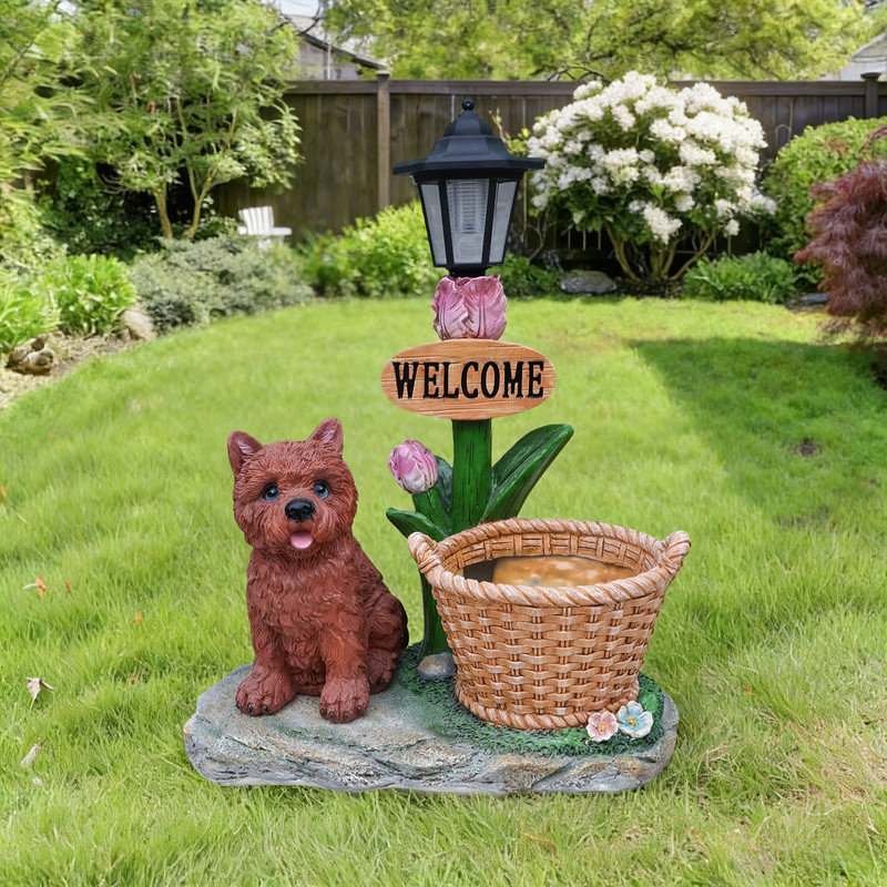 Statue de jardin d'extérieur en résine