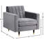 Fauteuil club en velours touffeté de 35 po de large Conn-32926675