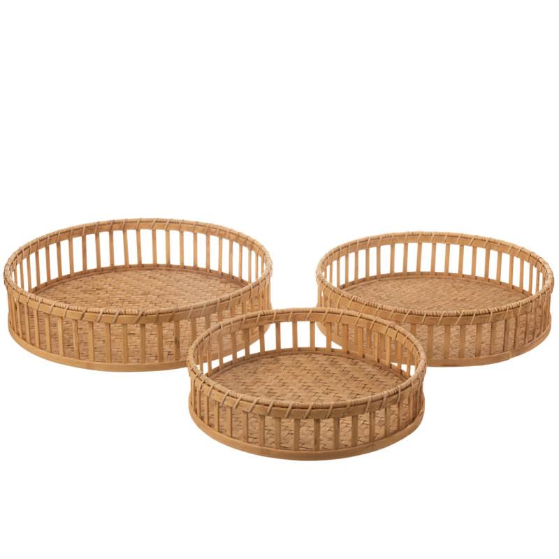 Halwarth Bamboo Tray - Set of 3