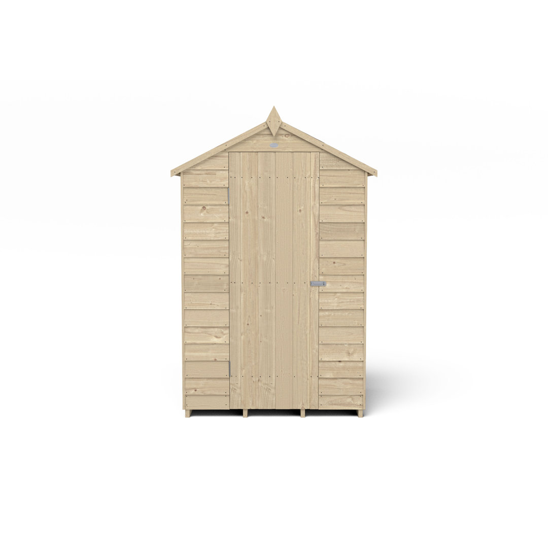 4 ft. W x 3 ft. D Solid Wood Garden Shed