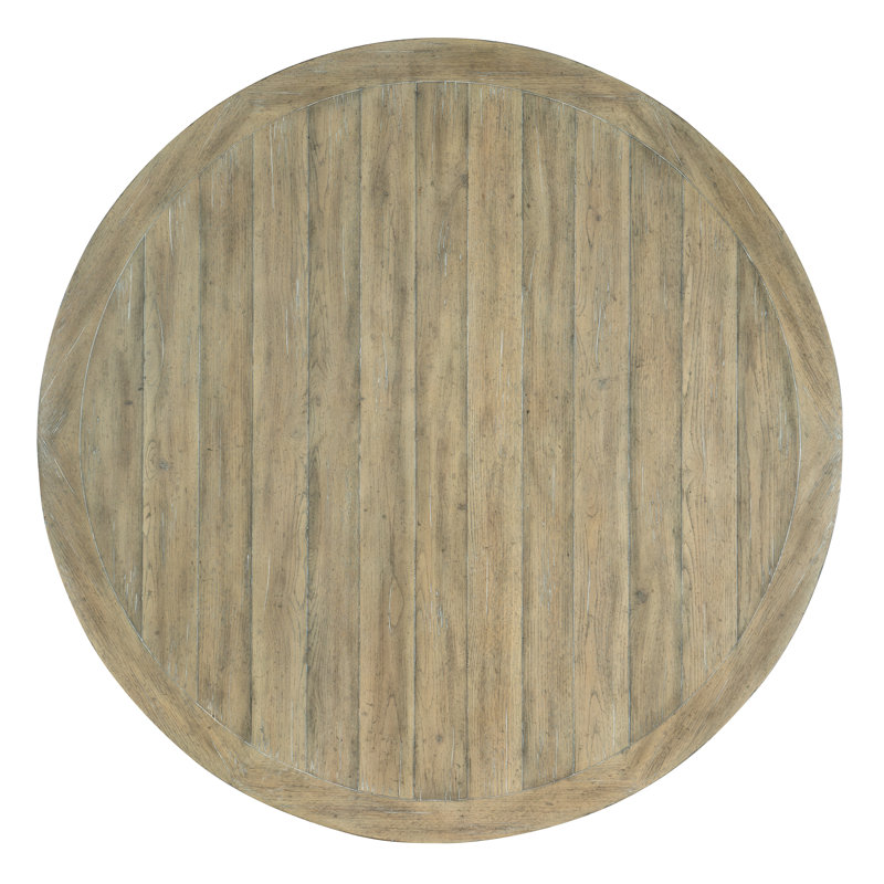 Surfrider Rattan Round Dining Table, Natural, 48" W x 48" L