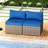 2-Piece Modern Outdoor Sectional Sofa Set-114796999-114796998