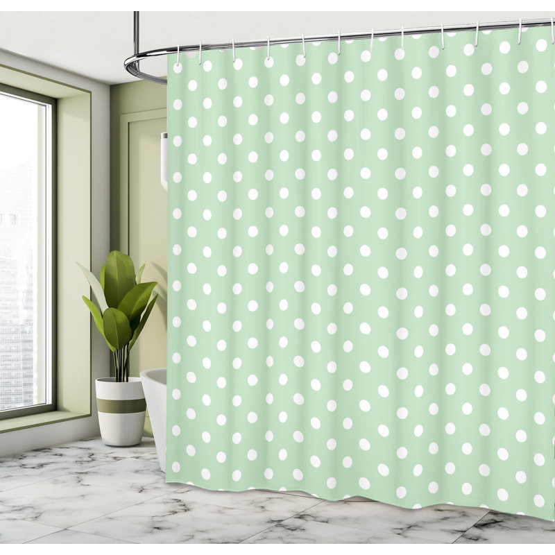 Ensemble de rideau de douche + crochets, H 70 po x l 69 po