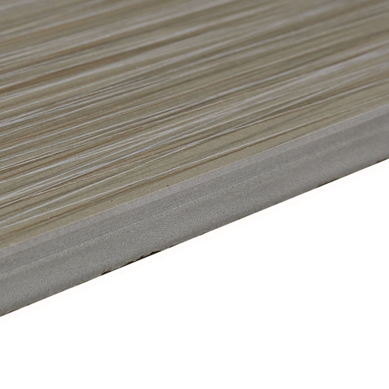 Fabrique 4" x 24" Porcelain Wood Look Tile, Gris Linen