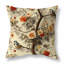 Coussin intérieur / extérieur Deux oiseaux et fleurs-111762927-111762925