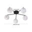 Glass Semi Flush Mount