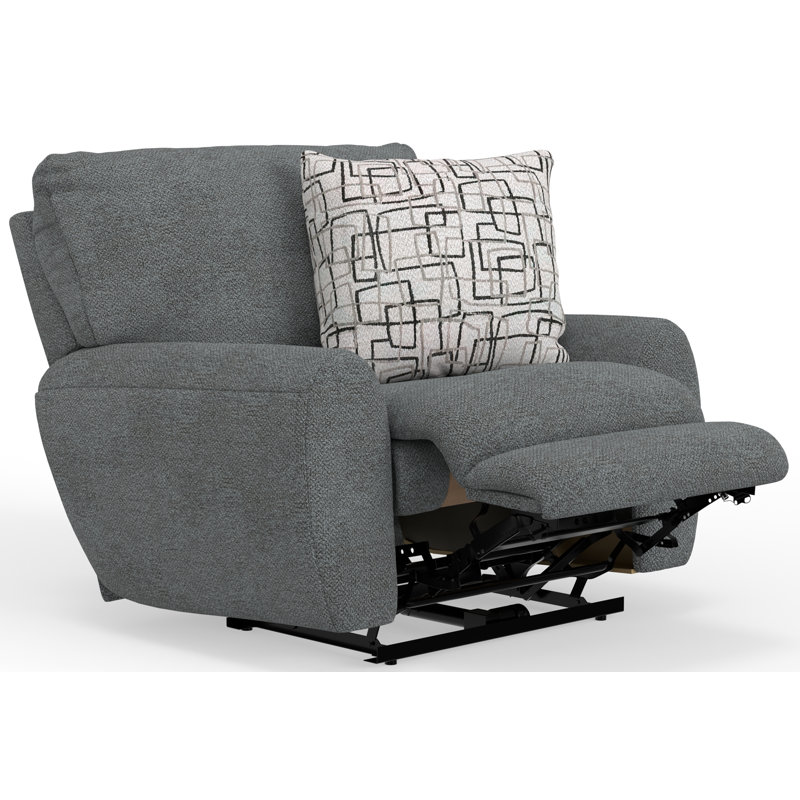 Fauteuil inclinable électrique Beyla, Polyester gris