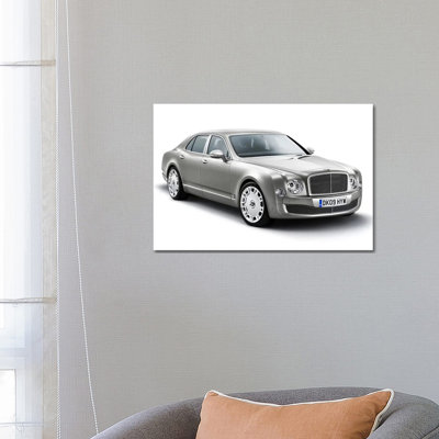 Bentley Mulsanne Grey - Wrapped Canvas Print