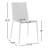 Brett 18'' H Leather Upholstered Metal Armchair-751928385-751928386