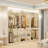 Selestina 110'' Closet System with Wooden Drawers-1234567017