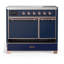 Cuisinière à induction ILVE Majestic III Series 40 po avec 6 éléments à induction (porte pleine)-124828862-124828852