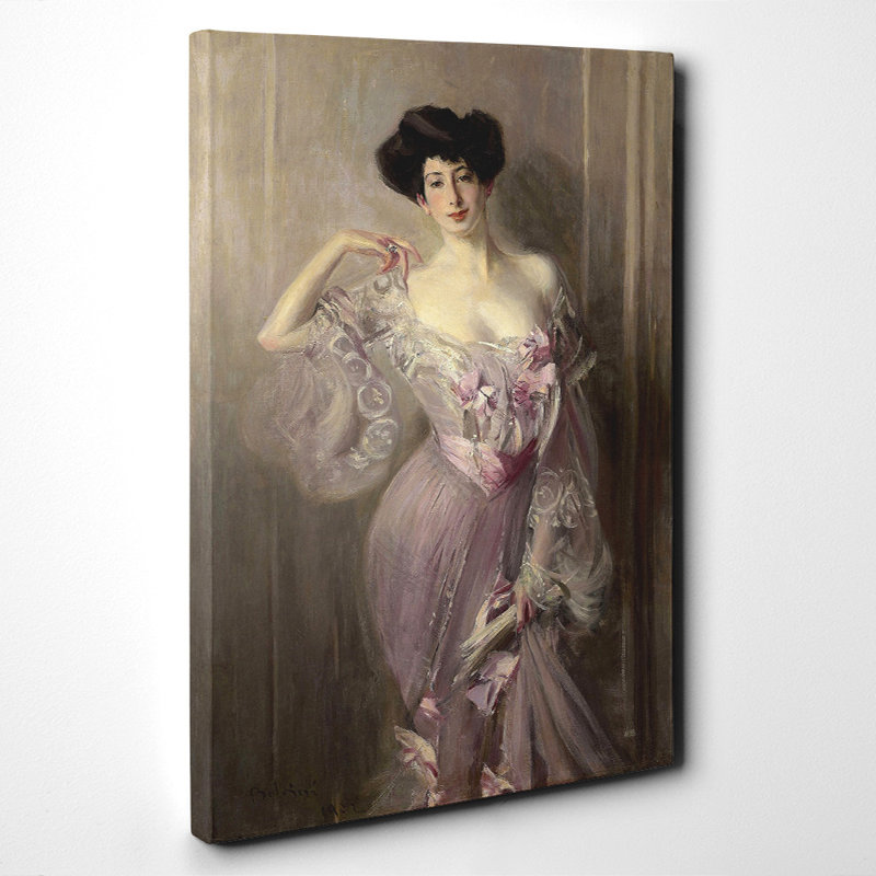 Portrait of Betty Wertheimer by Giovanni Boldini - Wrapped Canvas, 100cm H x 70cm W