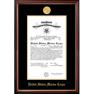 Marine Certificate Petite Picture Frame