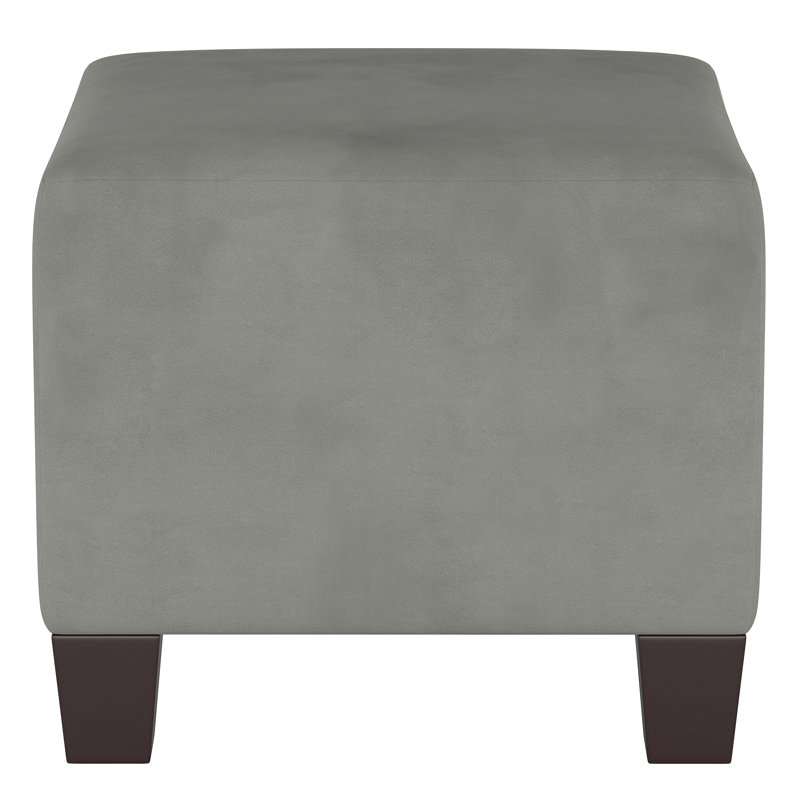 Connie Upholstered Ottoman, Classic Velvet Otter