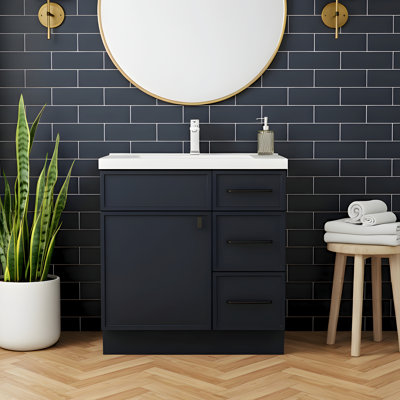 Ensemble de meuble-lavabo simple 30 po Manhattan