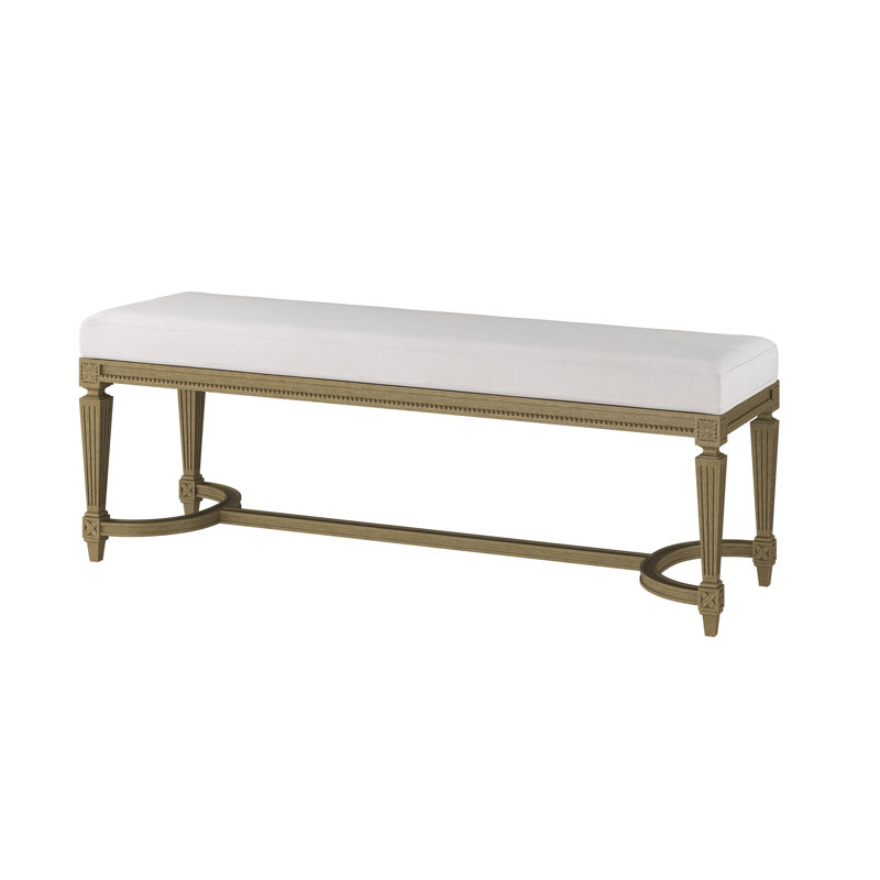 Banc de rangement Grant, Dune, Neige page (tissu performance) 1355-91