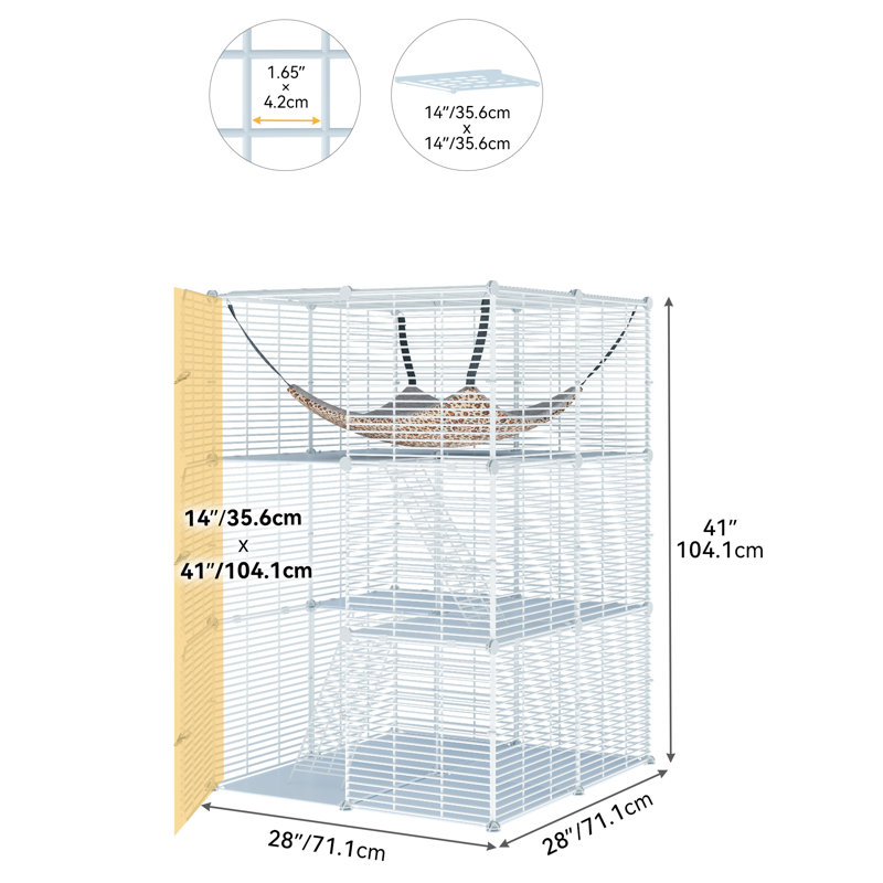Cage pour chat portable Evteka