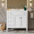 36'' Solid Wood Bathroom Vanity with Ceramic Sink
