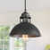 Herdon 1 - Light Single Small Pendant with Wrought Iron Accents