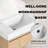 20" Wall-Mounted Vanity with Ceramic Sink