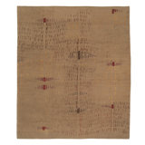 Prati Abstract Area Rug in Brown/Gold