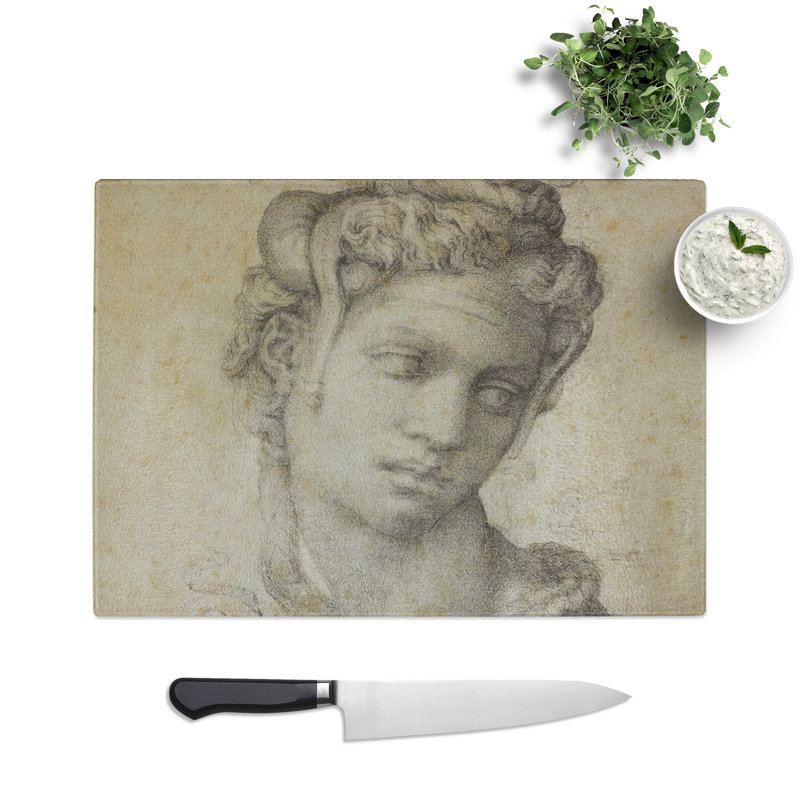 Cleopatra by Michelangelo Chopping Board, 0.4cm H x 28.5cm W x 39cm L