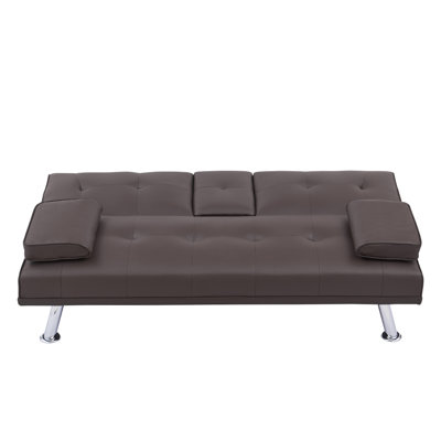 Gabouray 67'' Faux Leather Sofa