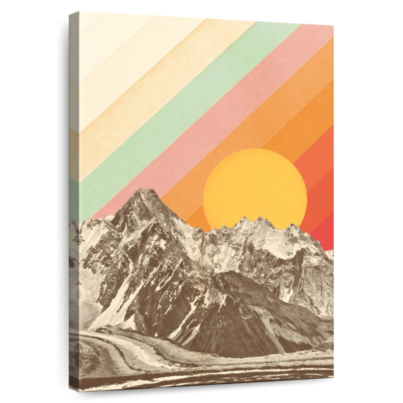 Alvord Mountainscape I, 45" H x 30" W