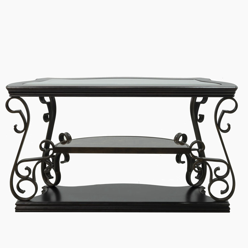 O'Connor 54'' Glass Top Console Table