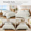 Ensemble de housse de couette 100% coton avec taies décoratives, ensemble de literie toutes saisons respirant et doux, très grand-132971318-132971325