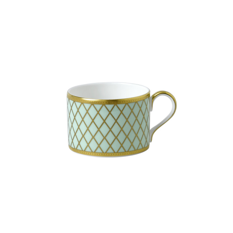 Majestic China Teacup, Mint Green