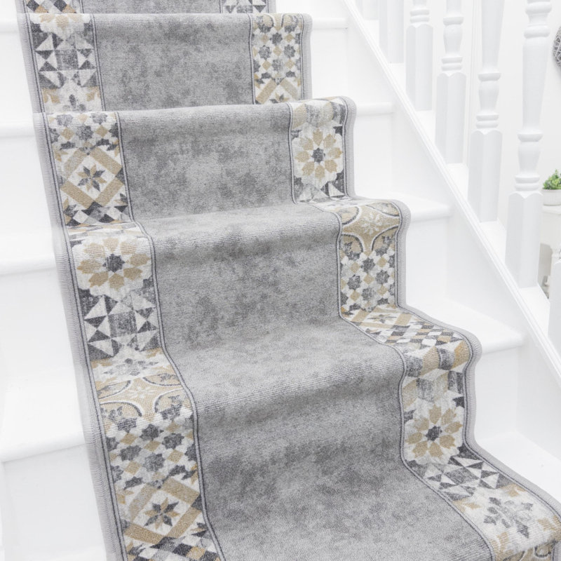 Stair Runner Vintage Look Area Rug, Runner 100 x 450 cm