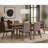 Carson Carrington Natural Walnut Extension Leaf Dining Table