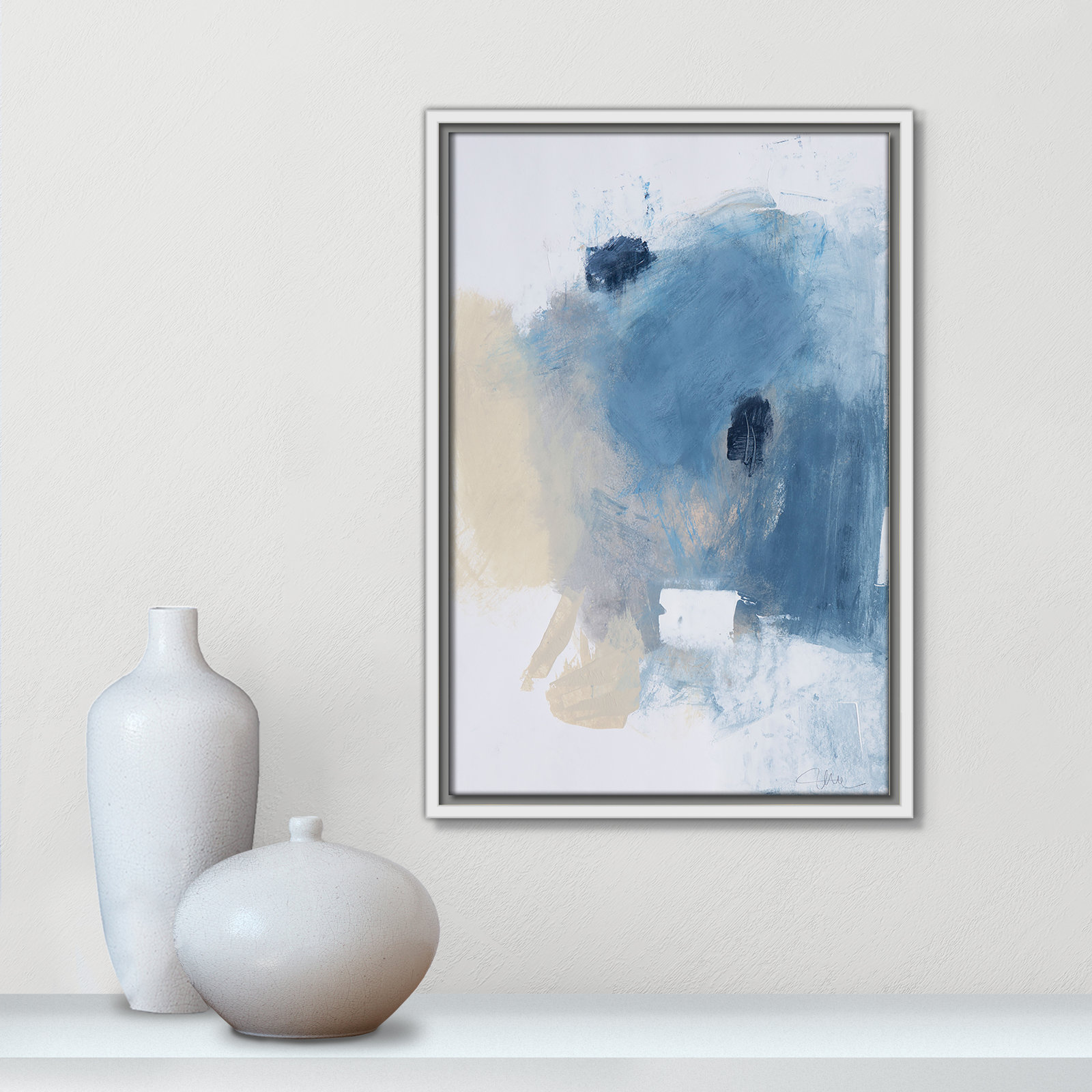 Coastal Carnival I Print by Casa Fine Arts, No Mat, 19.5" H x 13.5" W x 2" D, White Floater Framed Canvas