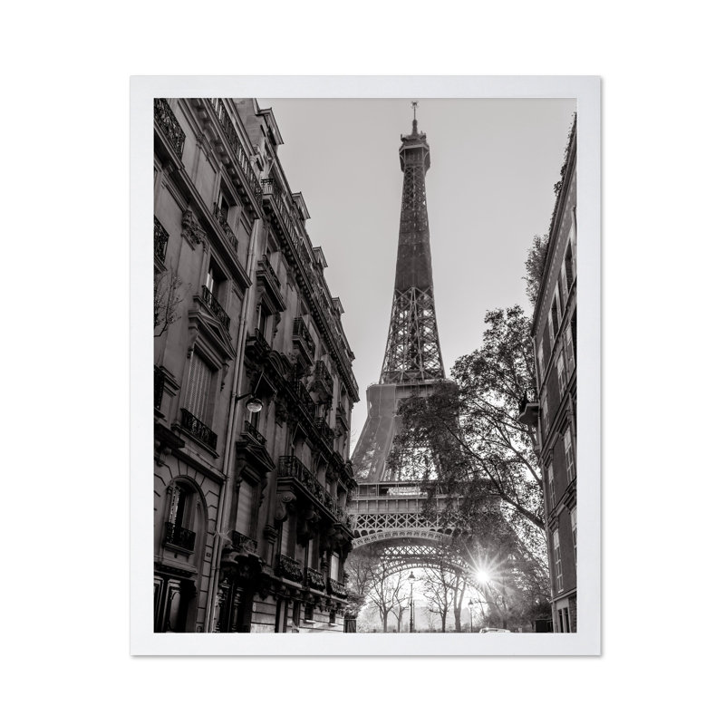 Tour Eiffel No2, Poster, White Framed, 11"H x 14"W