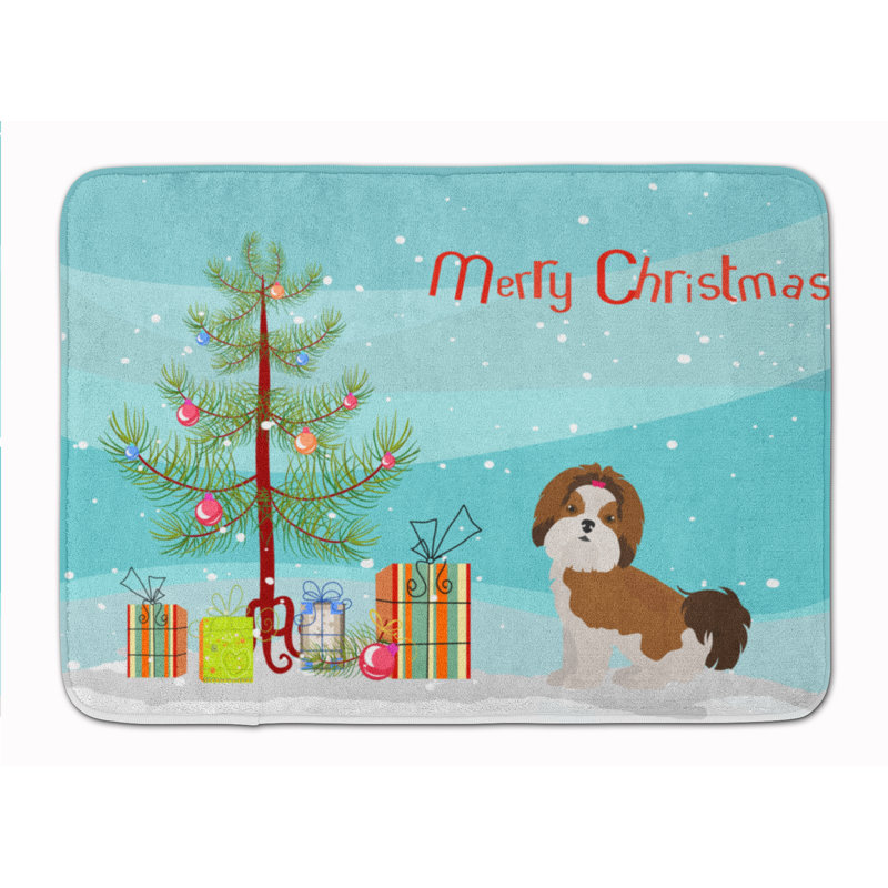 Tapis pour salle de bain chinois, Shih tzu impérial