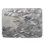 Tapis de bain argenté à feuilles métalliques